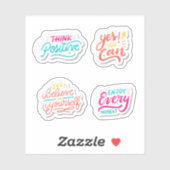 Motivatie belettering sticker set (Vel)