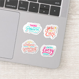 Motivatie belettering sticker set