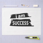 Motivatie ben ik succes Motivatie Tissuepapier (Craft)