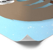 Motivatie Bereik voor de sterrenklimboom Poster (Hoek)