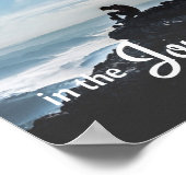 Motivatie bergbeklimming - Joy in the Journey Poster (Hoek)