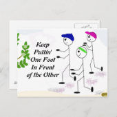 Motivatie bericht briefkaart (Voorkant / Achterkant)