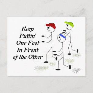 Motivatie bericht uitvoeren briefkaart