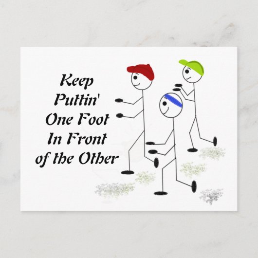 Motivatie bericht uitvoeren briefkaart (Voorkant)