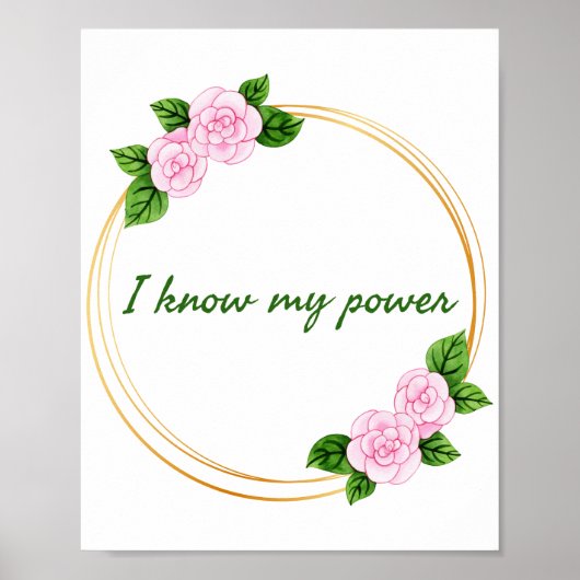 motivatie bevestiging van arbeid poster (Voorkant)