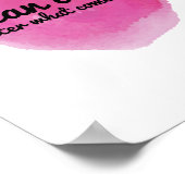 motivatie bevestiging van hard werken poster (Hoek)