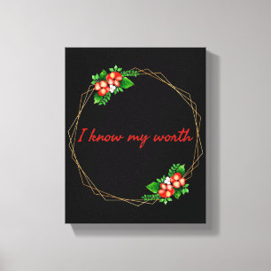 motivatie bevestiging van leven canvas afdruk