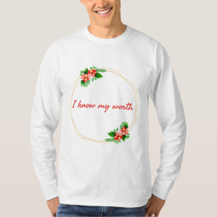 motivatie bevestiging van leven t-shirt