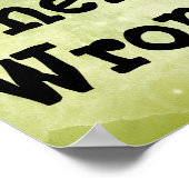 Motivatie bewijs hun verkeerde offerte poster (Hoek)