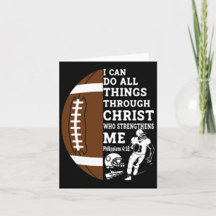 Motivatie Bijbelse Christelijke cadeautjes Footbal Kaart