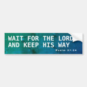 Motivatie Bijbelvers Bumpersticker (Voorkant)