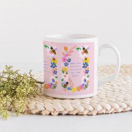 Motivatie bijen met 3 Inspirerend offertes afgesne Koffiemok