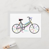 Motivatie bike, fiets, fietsen, sport, hobby kaart (Voorkant / Achterkant in situ)