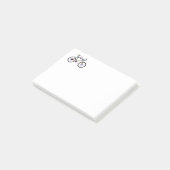 Motivatie bike, fiets, fietsen, sport, hobby post-it® notes (Schuin)
