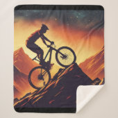 Motivatie bike, fiets, fietsen, sport, hobby sherpa deken (Voorkant)