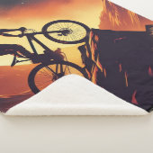 Motivatie bike, fiets, fietsen, sport, hobby sherpa deken (3/4)
