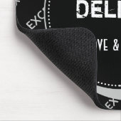 Motivatie Black Grey Custom ALTIJD LEVERT Muismat (Hoek)