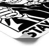 Motivatie Blijf Positief Skelet Grim Reaper HA Poster (Hoek)