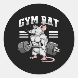 Motivatie Bodybuilding Gewichtheffen Kleding Gy Ronde Sticker
