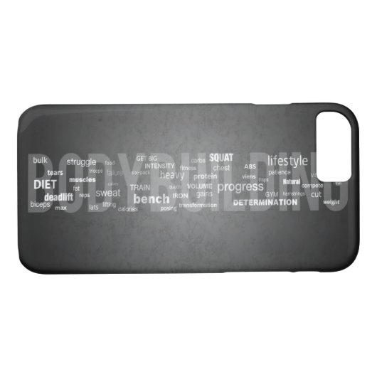 Motivatie Bodybuilding Gym Case-Mate iPhone Case (Achterkant (Horizontaal))