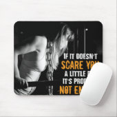 Motivatie Bodybuilding Gym Muismat (Met muis)