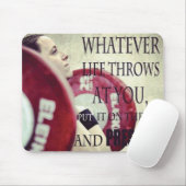 Motivatie Bodybuilding Gym Muismat (Met muis)