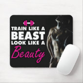 Motivatie Bodybuilding Gym Muismat (Met muis)