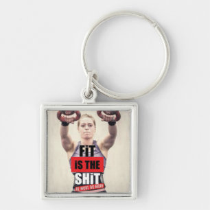 Motivatie Bodybuilding Gym Sleutelhanger