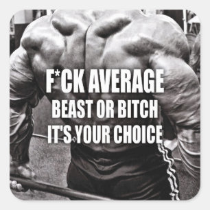 Motivatie Bodybuilding Gym Sticker