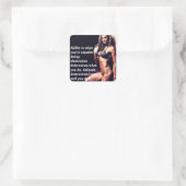 Motivatie Bodybuilding Gym Sticker (Tas)