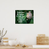 Motivatie Boeddha Poster (Keuken)