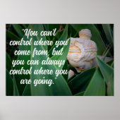 Motivatie Boeddha Poster (Voorkant)