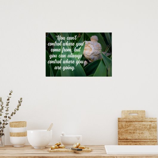 Motivatie Boeddha Poster (Keuken)