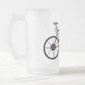 Motivatie bogen, fietsen, fietsen, sportwoorden matglas bierpul (Links)