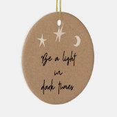 Motivatie Boho Stars Moon Stocking Stuffer Keramisch Ornament (Rechts)