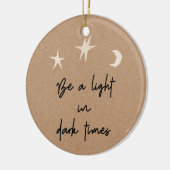 Motivatie Boho Stars Moon Stocking Stuffer Keramisch Ornament (Links)