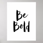 Motivatie Bold Quote Typografie Poster (Voorkant)