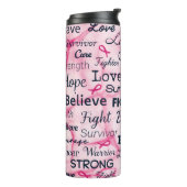 Motivatie Borstkanker Thermosbeker (Gedraaid links)