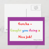 Motivatie Briefkaart (Voorkant / Achterkant)