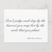 Motivatie Briefkaart over het leven (Voorkant)