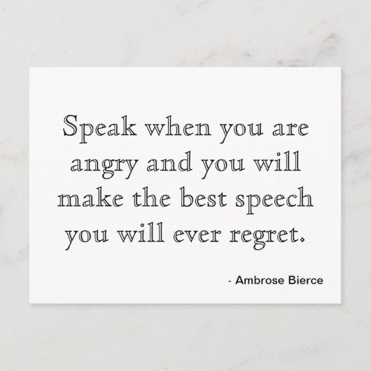 Motivatie briefkaart - Woede (Voorkant)