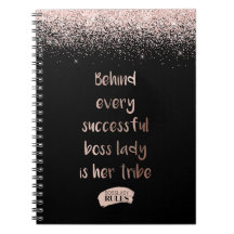 Motivatie BSS Lady Roos Gold Glitter Black
