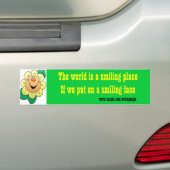 motivatie bumperstickerwereld bumpersticker (Op auto)