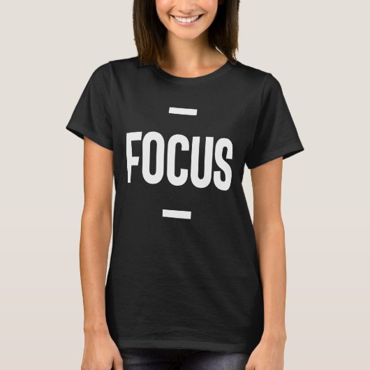 Motivatie cadeautjes voor ondernemers - Focus T-shirt (Voorkant)