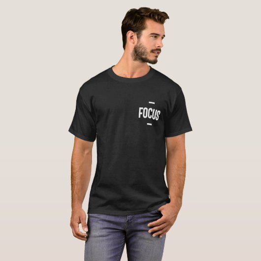 Motivatie cadeautjes voor ondernemers - Focus T-shirt (Voorkant volledig)