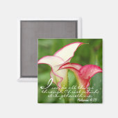 Motivatie Calla Lily Magnet (Voorkant / Achterkant)