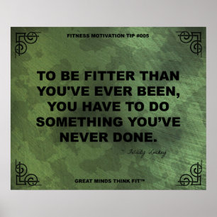 Motivatie camouflage oefening 005 poster