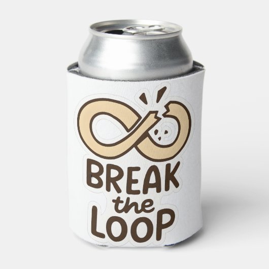 Motivatie Can Koeler 'Break the Loop' (Blikje Voorkant)