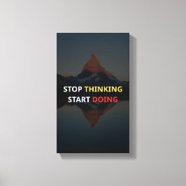 motivatie canvas afdruk