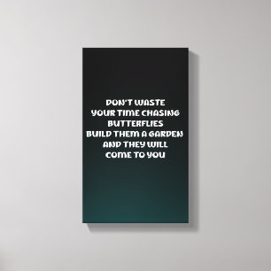 motivatie  canvas afdruk